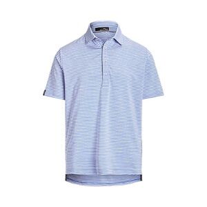 NWT RLX Ralph Lauren Performance Golf Polo Shirt LARGE Wicking Striped